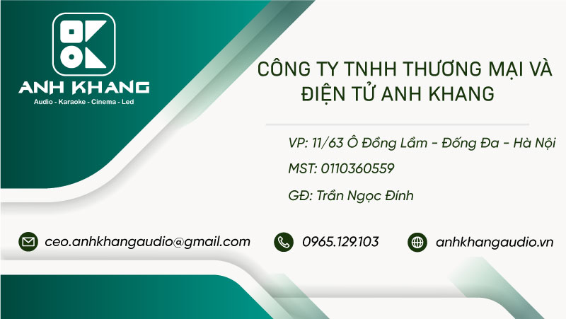 Giới thiệu Công ty Anh Khang Audio - 1
