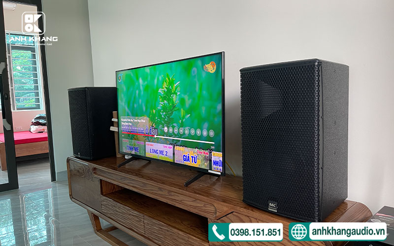 dàn karaoke gia đình MK15 lắp đặt cho gia đình a mạnh
