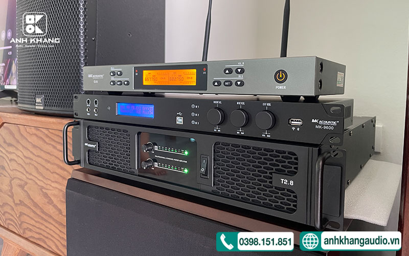 dàn karaoke gia đình MK15 lắp đặt cho gia đình a mạnh