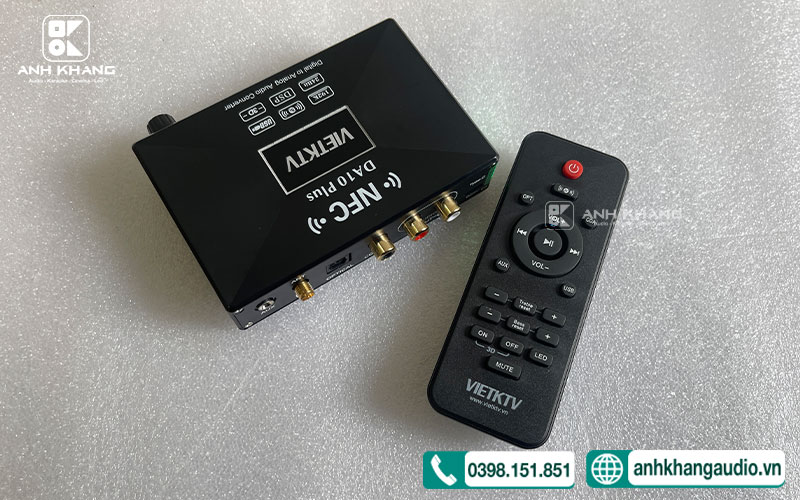Giải mã VIETKTV DA10 Plus Bộ chuyển quang Bluetooth