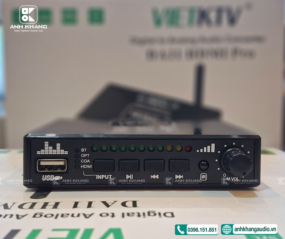 VIETKTV DA11 HDMI PRO Giải mã chuyển quang Bluetooth