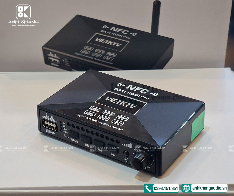VIETKTV DA11 HDMI PRO Giải mã chuyển quang Bluetooth
