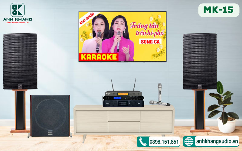 dàn karaoke gia đình mk15