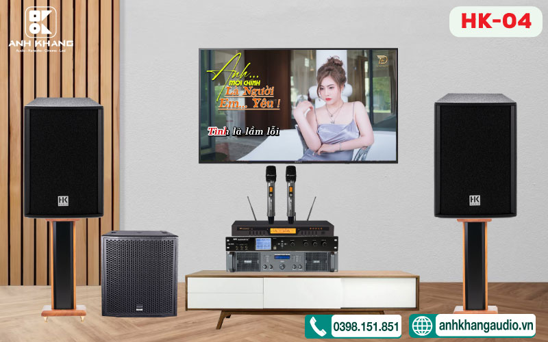 Dàn karaoke gia đình cao cấp HK04