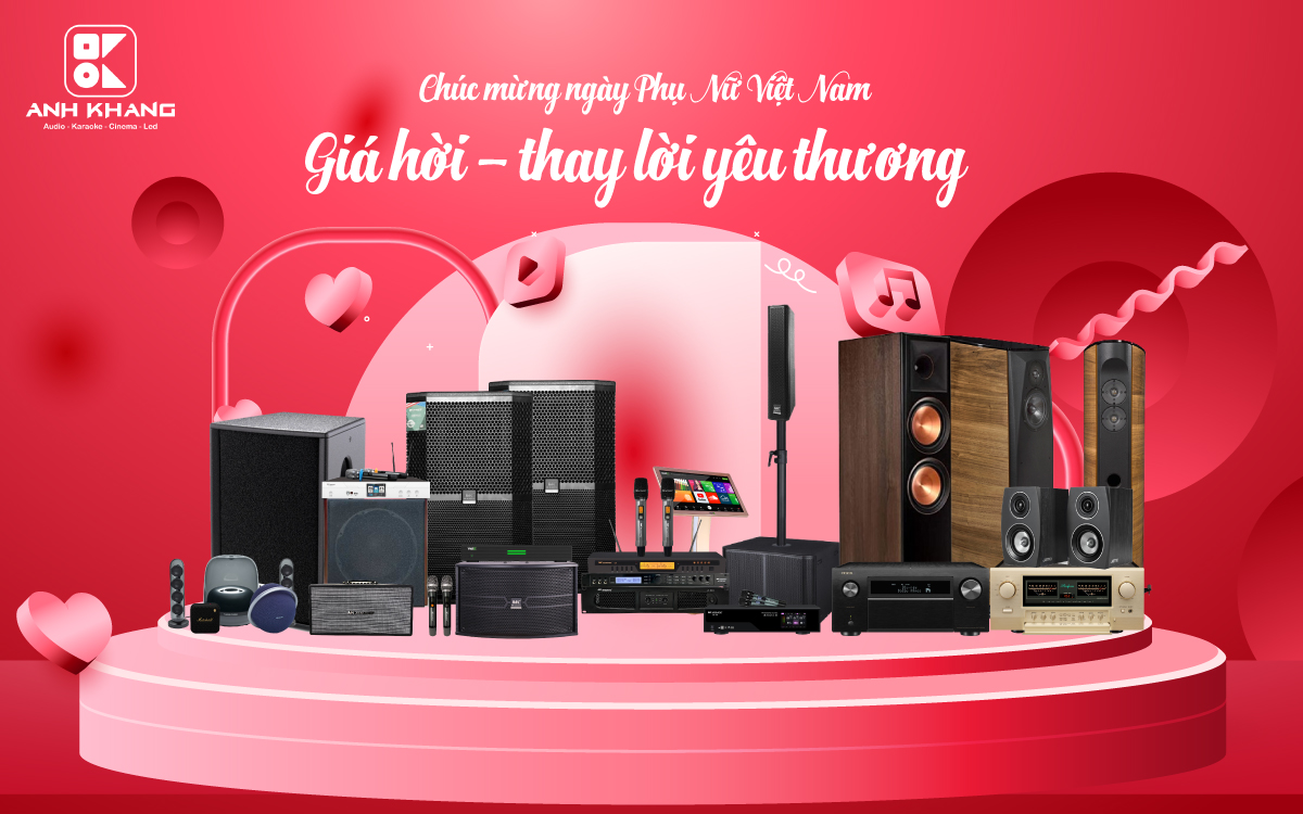 dàn loa karaoke khuyến mãi 20-10 anh khang audio