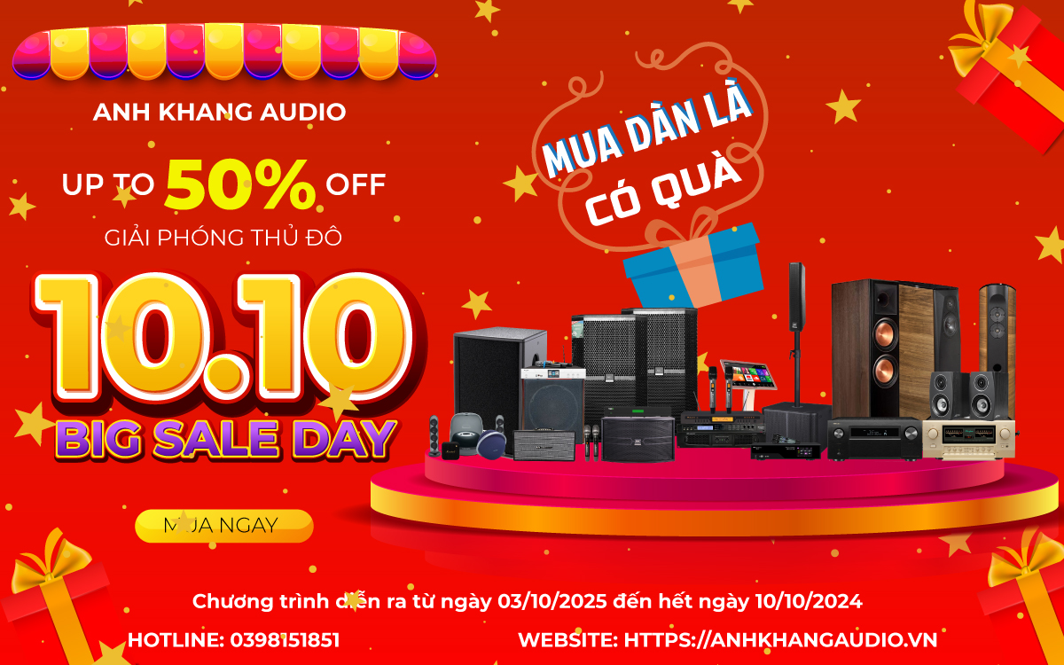 dàn loa karaoke khuyến mãi mừng 10-10