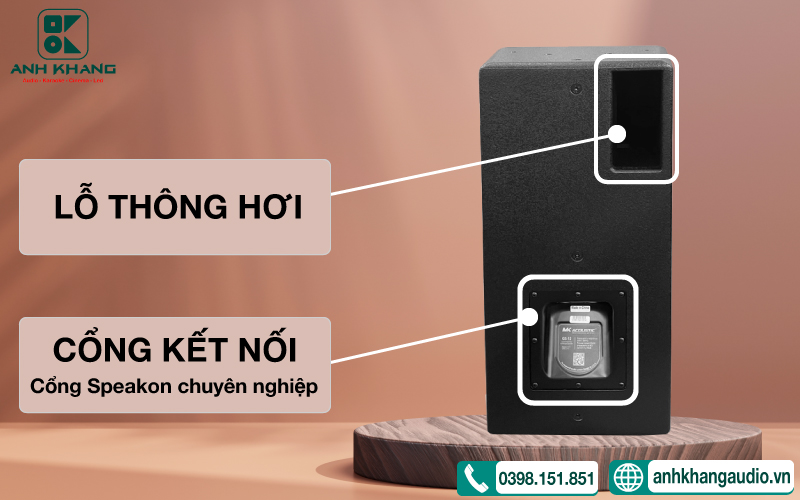 Mặt sau Loa MK Acoustic GS12