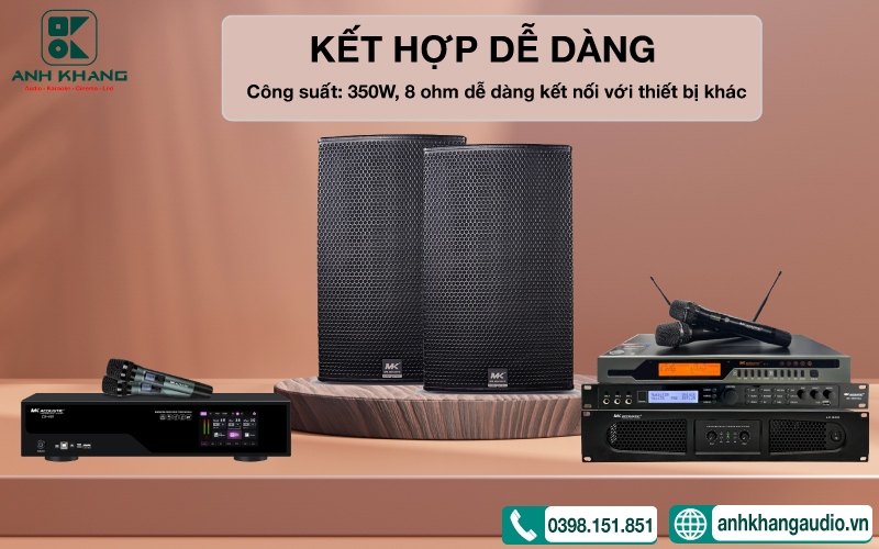 Kết nối Loa MK Acoustic GS12