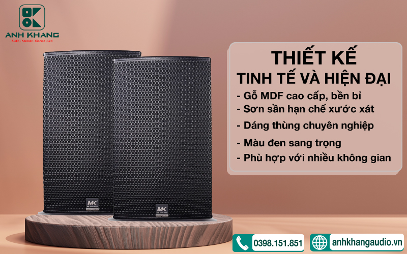 Thiết kế Loa MK Acoustic GS12