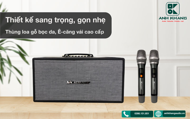 Thiết kế loa bluetooth MKacoustic 216D